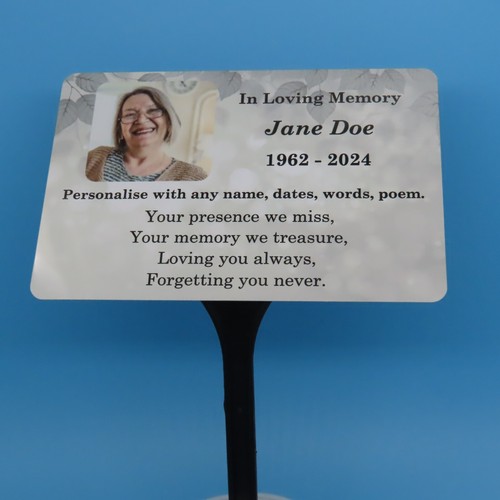 Personalised memorial plaque - personalised,