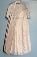 Long Cream Embroidered Silk