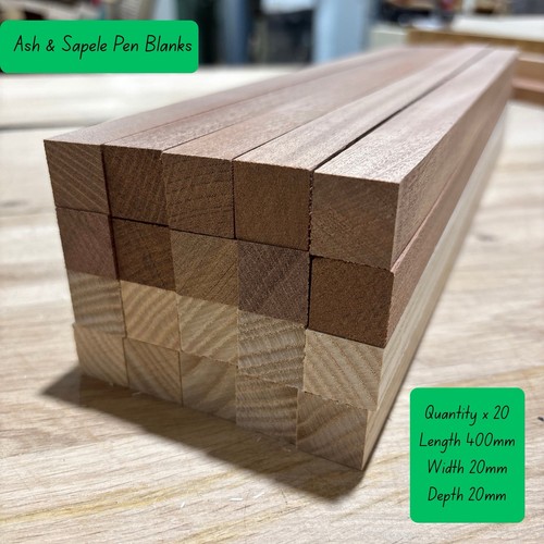 Ash sapele offcuts craft - &, –