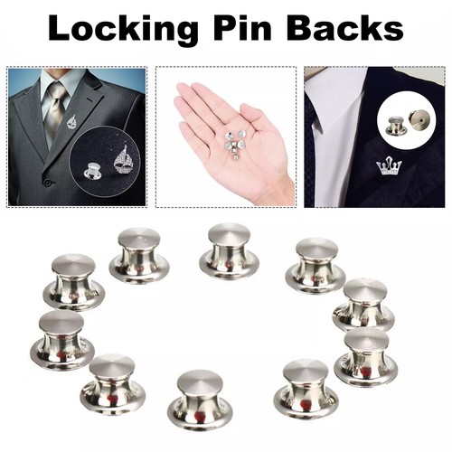 Locking pin backs - pin,