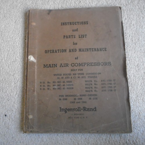 Ingersoll rand air - rand, compressor