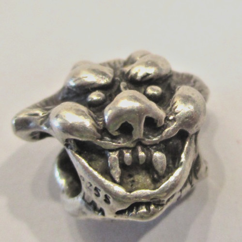 Sterling silver troll - sterling, beads