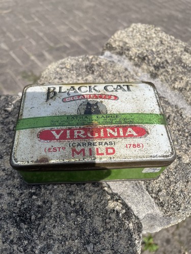 Vintage black cat cigarettes - vintage,