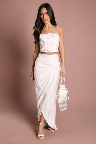 Coast ivory wrap skirt - coast,