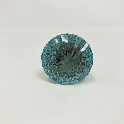 Blue vintage glass knob home - vintage,