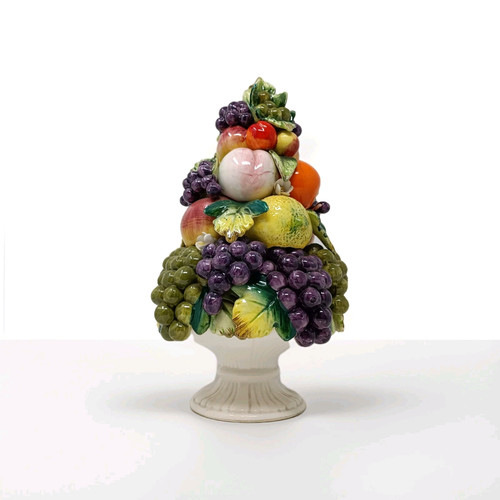Vintage majolica style - vintage, floral