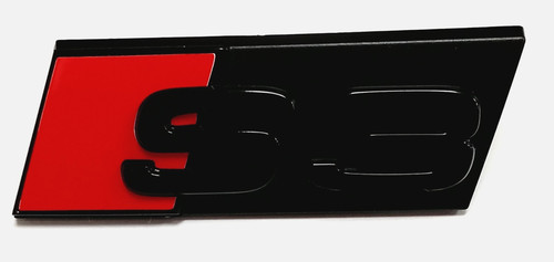 Audi mk4 front badge - s3, black