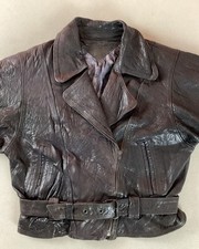 Vintage Leather Biker Jacket