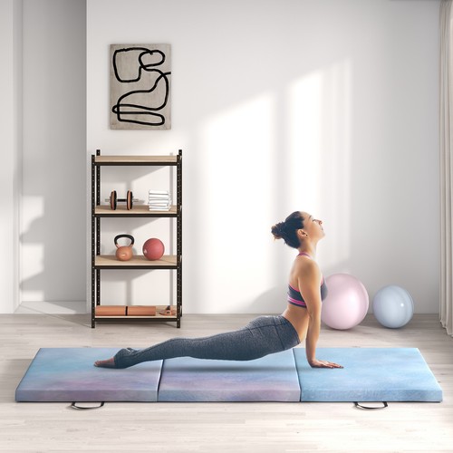6ft foldable gymnastics mat - foldable,