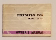 1969 Honda 50 PC50A   Owner's