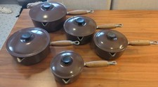 Vintage Brown Le Creuset 5 Pot
