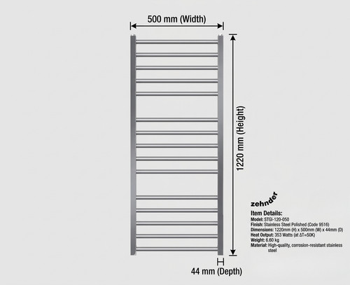 Zehnder stellar spa towel rail - stellar,