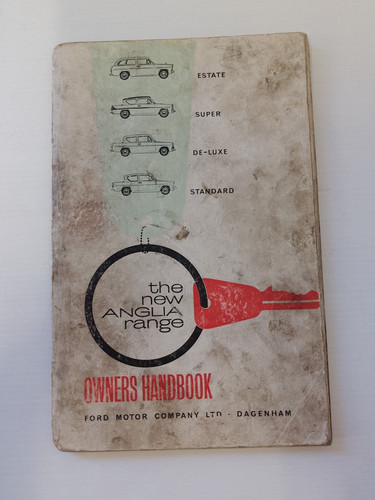 Ford anglia owners handbook - anglia,
