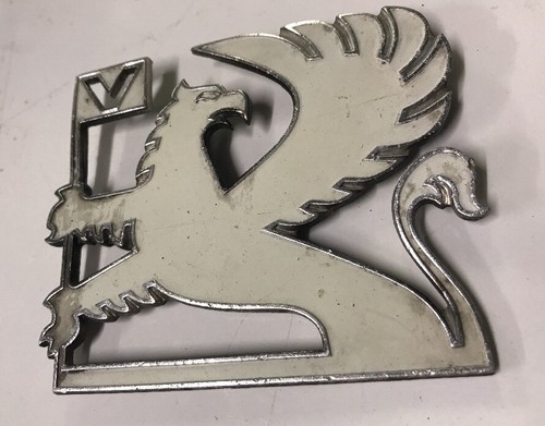 Vauxhall white grill badge - vauxhall,