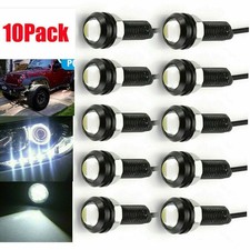 10Pc Eagle Eye COB LED Car Daytime Running DRL Tail/Head Light Backup Cool White