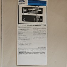 1980s Ford  RST 21 P car radio