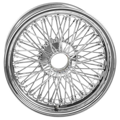 Chrome wire wheel - chrome, 15x7"