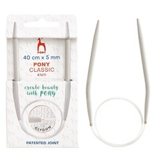 Pony Classic Circular Knitting Needles, 40cm