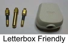 2 Amp Round Pin Plug 2A - White