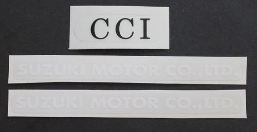 Suzuki side panel and cci - suzuki,