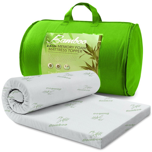 Bamboo mattress topper - bamboo, 2cm