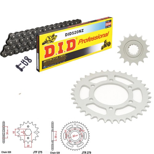 Cb175 chain and sprocket - k6,
