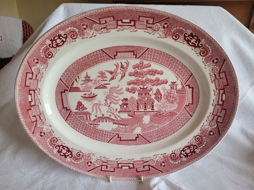 Red willow victoria porcelain - red,