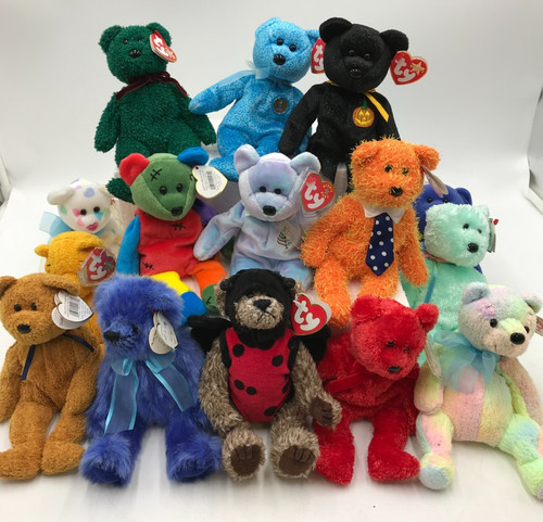 Mixed beanie babies - beanie,