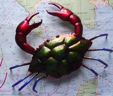 Superb METAL TIN CRAB