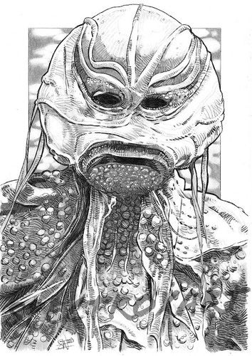 Original art marshman - original, by