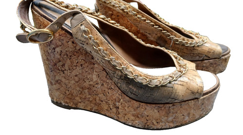 Chanel shoes coco mark chain - chanel,
