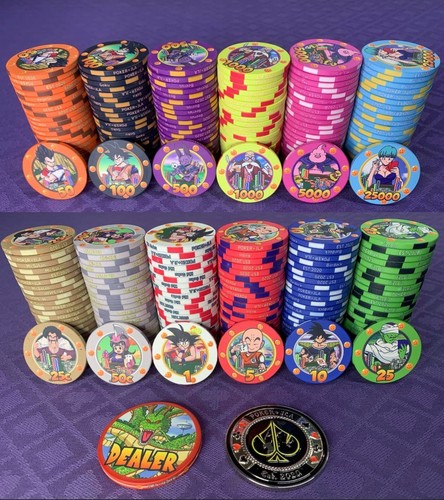 500 dragon ball ceramic poker - ball,