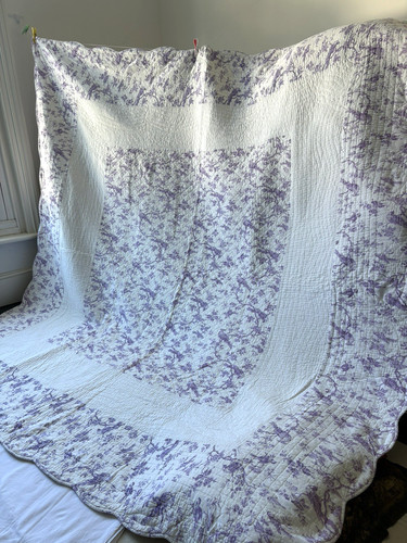 Huge vintage french toile - vintage,