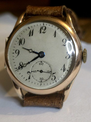 Ww2 miltary 9ct rose gold - ww2,