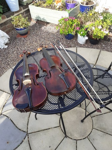 Old violin full - violin, 4/4