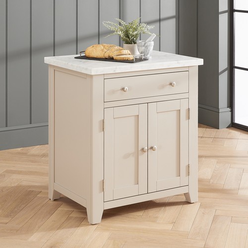 Kitchen island with - with, white