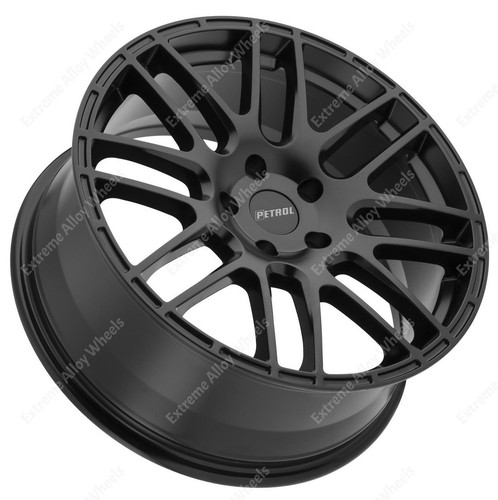 Black p6a alloy wheels fit - 18",