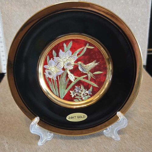 Chokin 24kt gold edged - gold, display