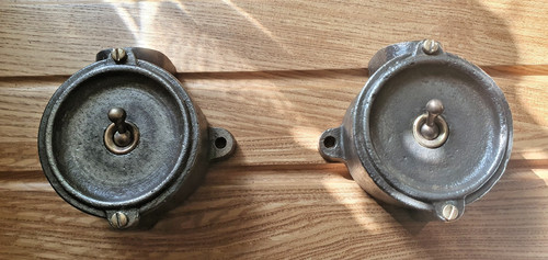 Vintage industrial cast - vintage, 2x