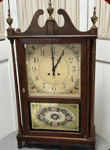 Chelsea pillar scroll clock - chelsea,