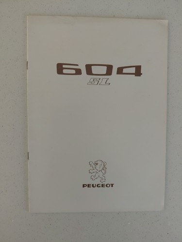 Peogeot 604 saloon - uk, market
