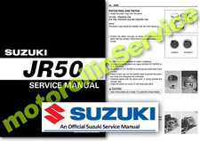 Suzuki JR50 Service Manual 2000 2001 2002 2003 Workshop Manual - Kids Dirt Bike