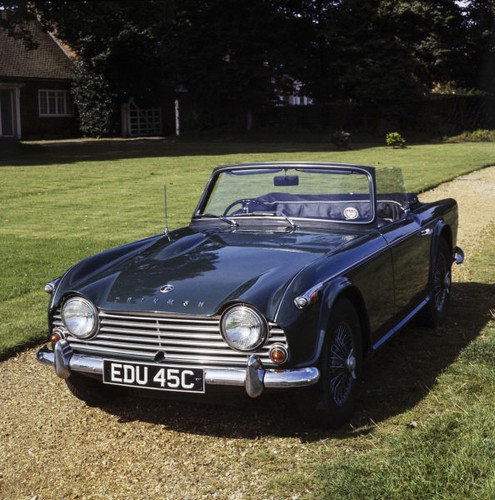 Triumph tr4a 1966 advertising - triumph,
