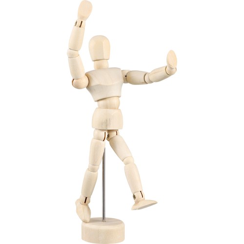 Wooden mannequin artist - wooden,