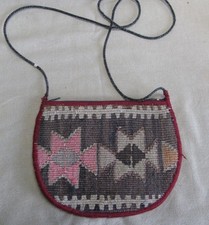 Vintage small Kilim woven