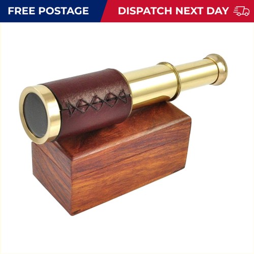 Antique brass telescope - 6",