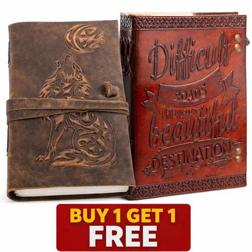 Leather journal for - leather,