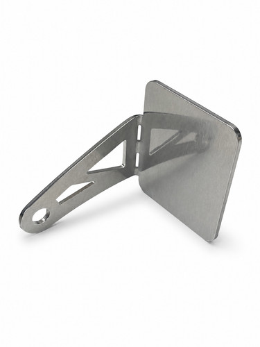 License plate holder side