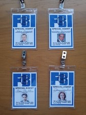The X-Files Agent - Clip-on ID Photo Pass Badge Set Prop