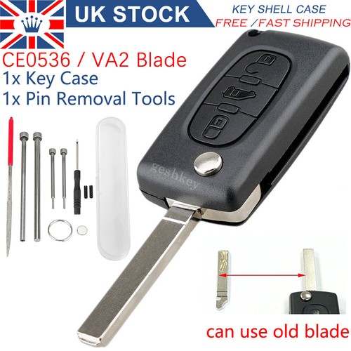 Button flip key fob - flip,